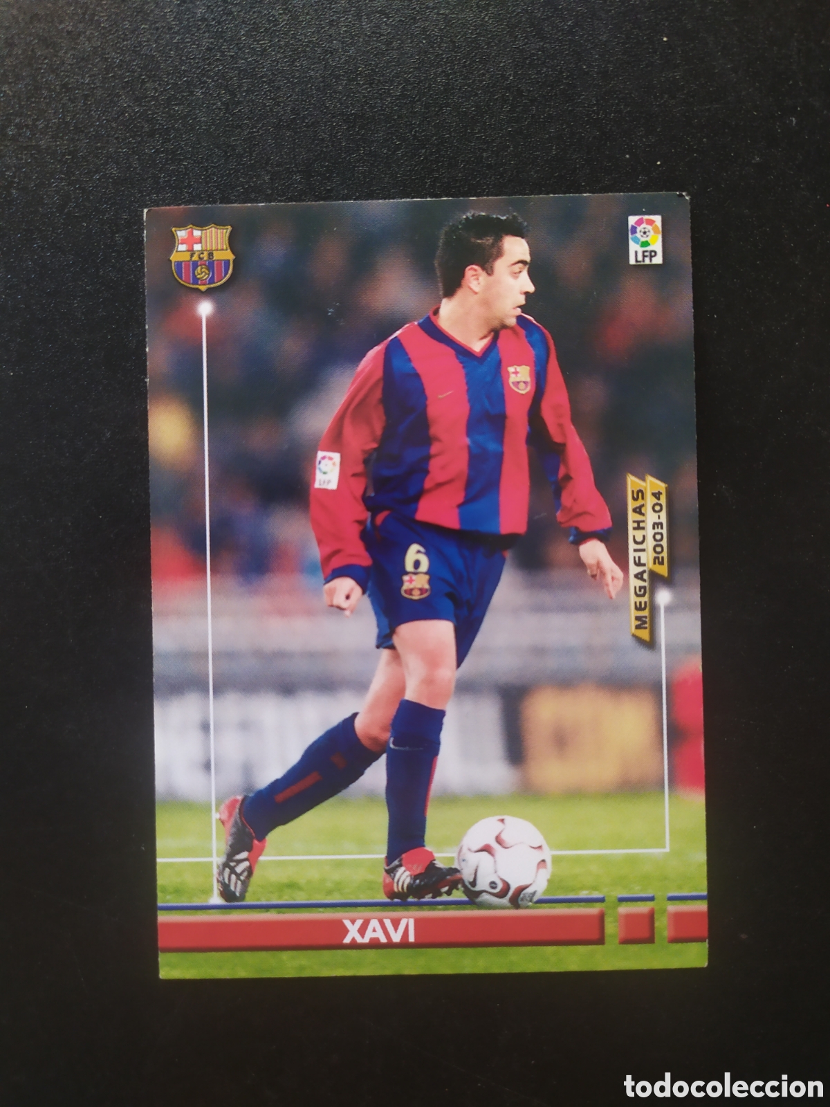 Cromos de f&uacute;tbol: Megafichas 2003 2004 03 04 panini Xavi n&deg; 65 Barcelona megacracks