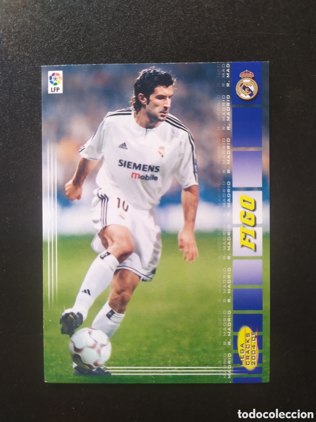 Cromos de f&uacute;tbol: Megacracks 2004 2005 04 05 panini Figo n&ordm; 176 Real Madrid