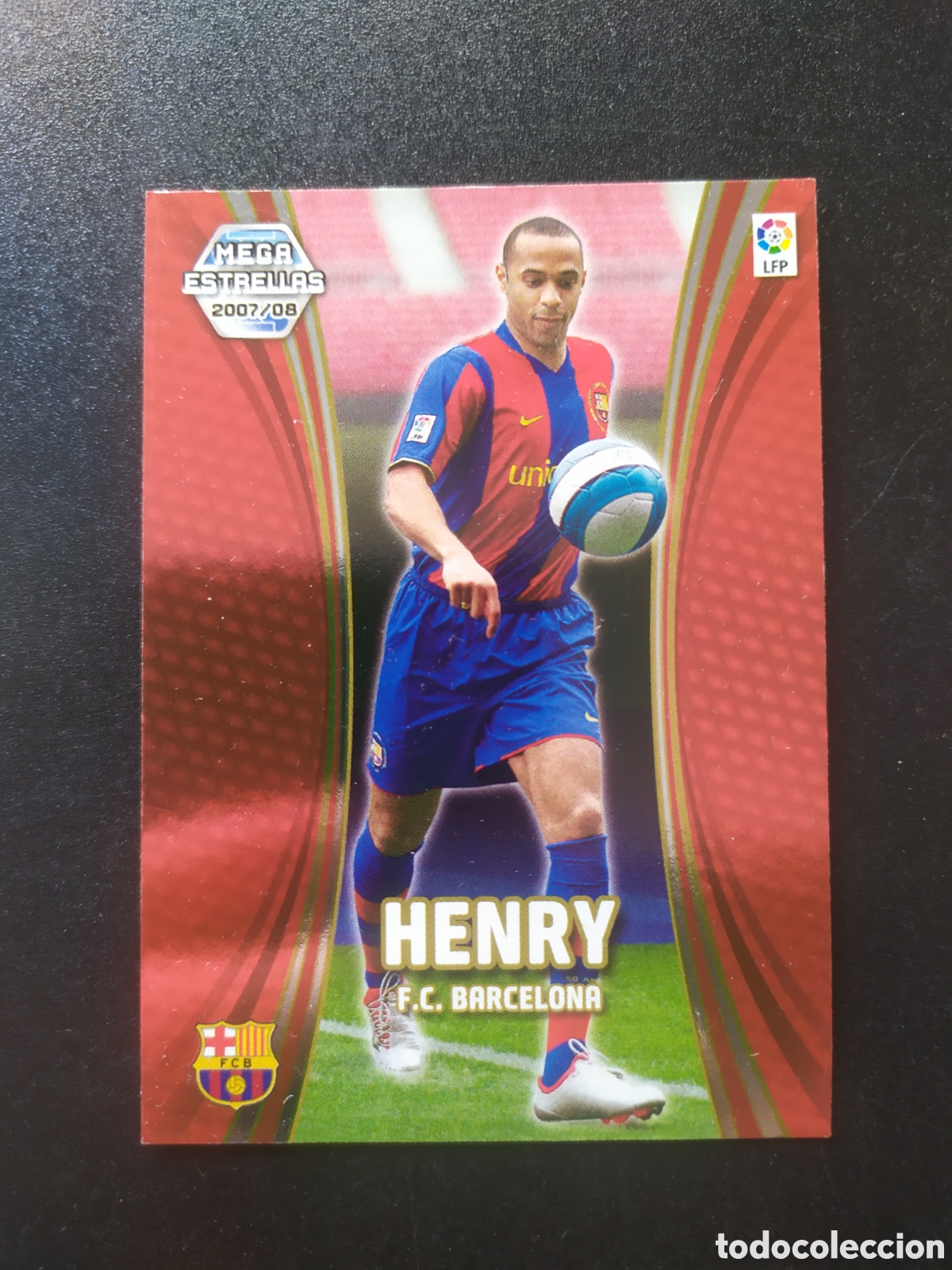 Cromos de f&uacute;tbol: Megacracks 2007 2008 07 08 panini Henry estrellas n&deg; 383 Barcelona