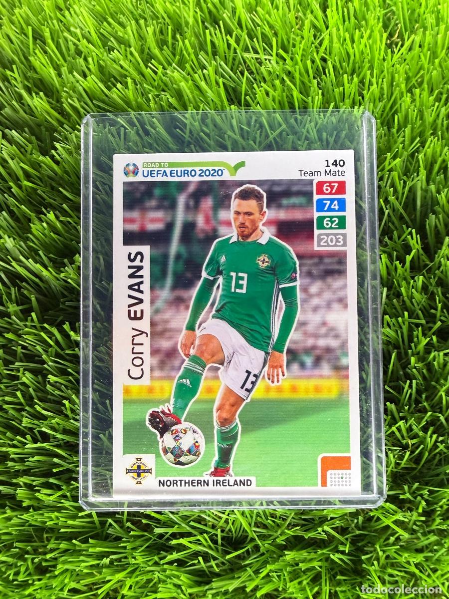 Cromos de f&uacute;tbol: N&ordm; 140 Corry Evans Irlanda del Norte Adrenalyn XL Road to Euro 2020