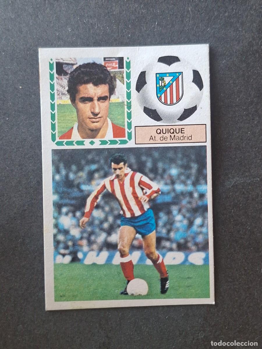 Cromos de f&uacute;tbol: L5 QUIQUE ATLETICO DE MADRID LIGA ESTE 1983 1984 83 84 DESPEGADO RECUPERADO