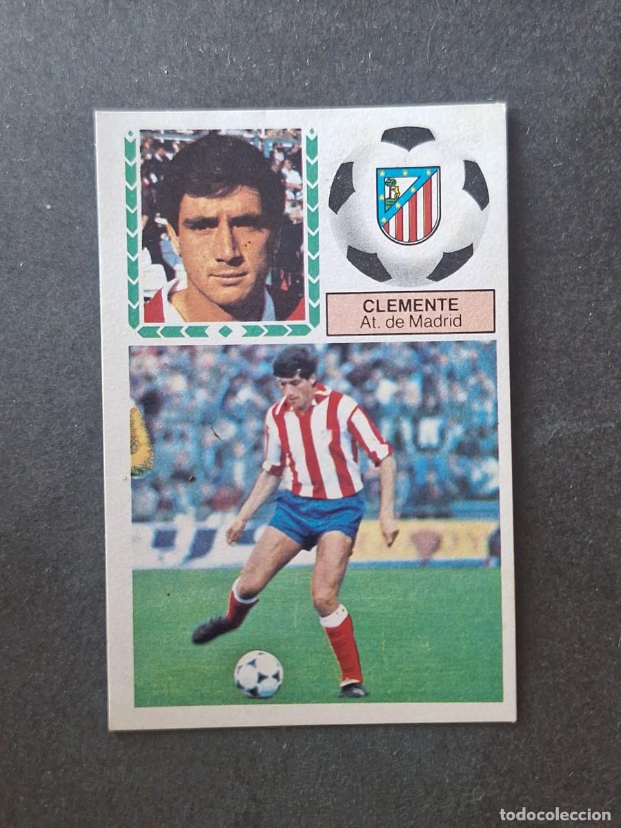 Fu&szlig;ball-Sticker: L5 CLEMENTE ATLETICO DE MADRID LIGA ESTE 1983 1984 83 84 DESPEGADO RECUPERADO