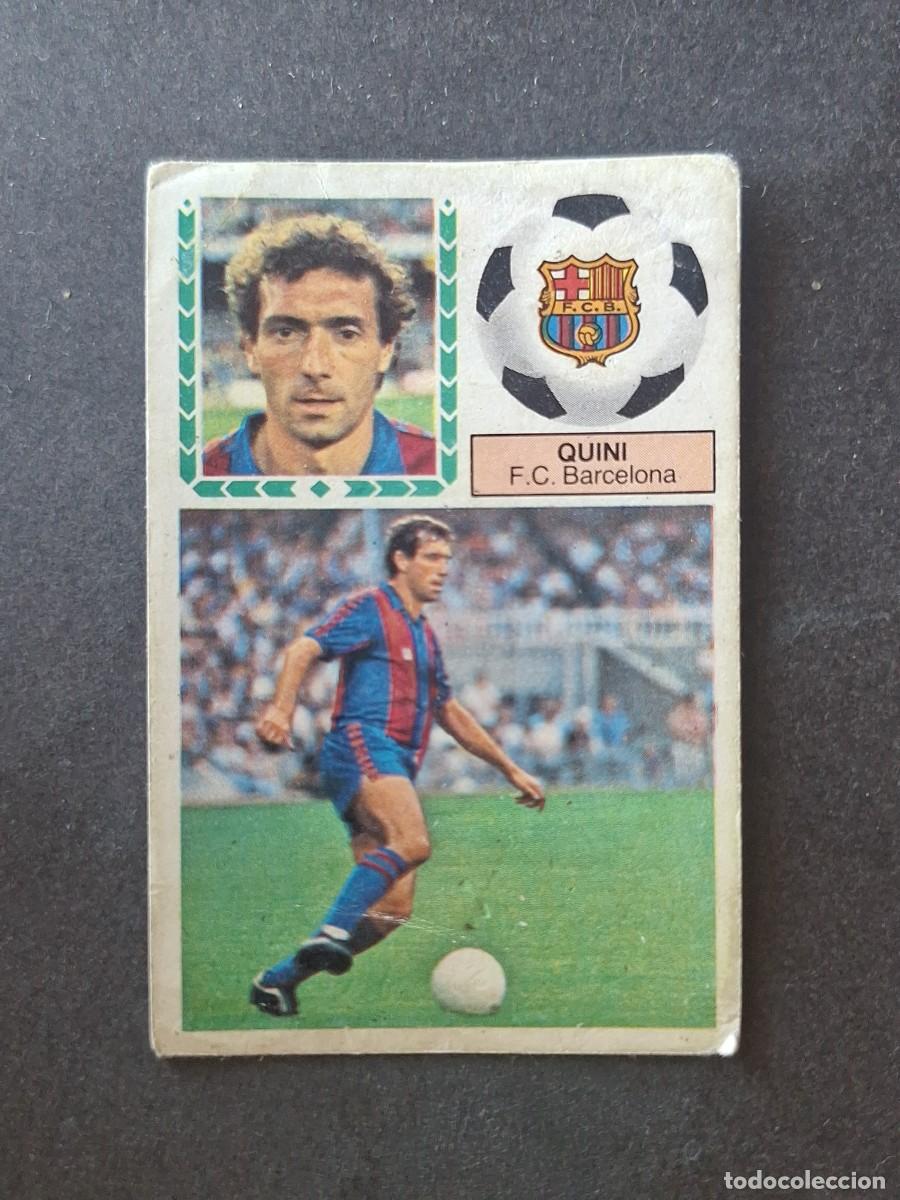 Cartes &agrave; collectionner de Football: L5 QUINI F. C. BARCELONA LIGA ESTE 1983 1984 83 84 DESPEGADO RECUPERADO