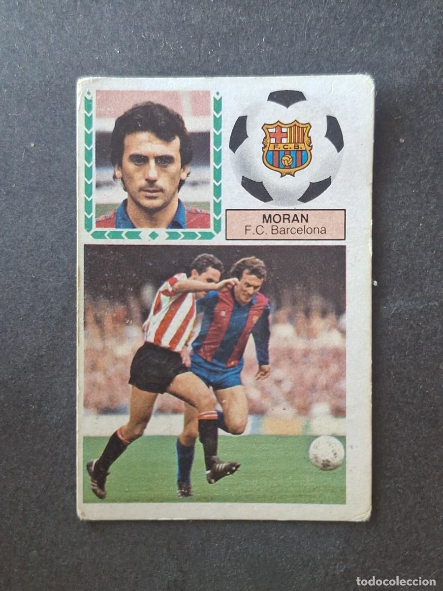 Fu&szlig;ball-Sticker: L5 MORAN F. C. BARCELONA LIGA ESTE 1983 1984 83 84 DESPEGADO RECUPERADO