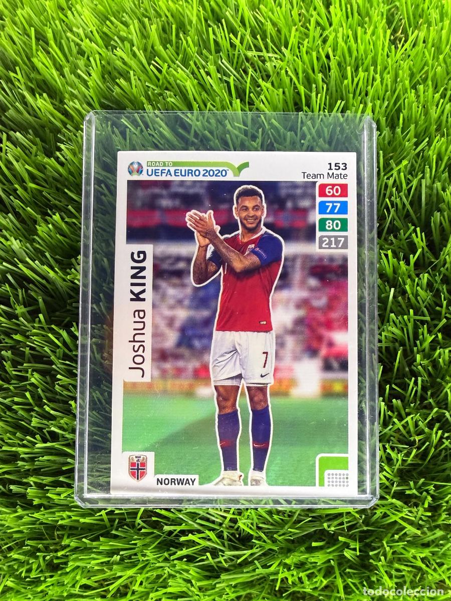 Fu&szlig;ball-Sticker: N&ordm; 153 Joshua King Noruega Adrenalyn XL Road to Euro 2020
