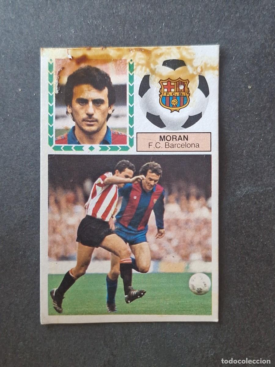 Fu&szlig;ball-Sticker: L5 MORAN F. C. BARCELONA LIGA ESTE 1983 1984 83 84 DESPEGADO RECUPERADO