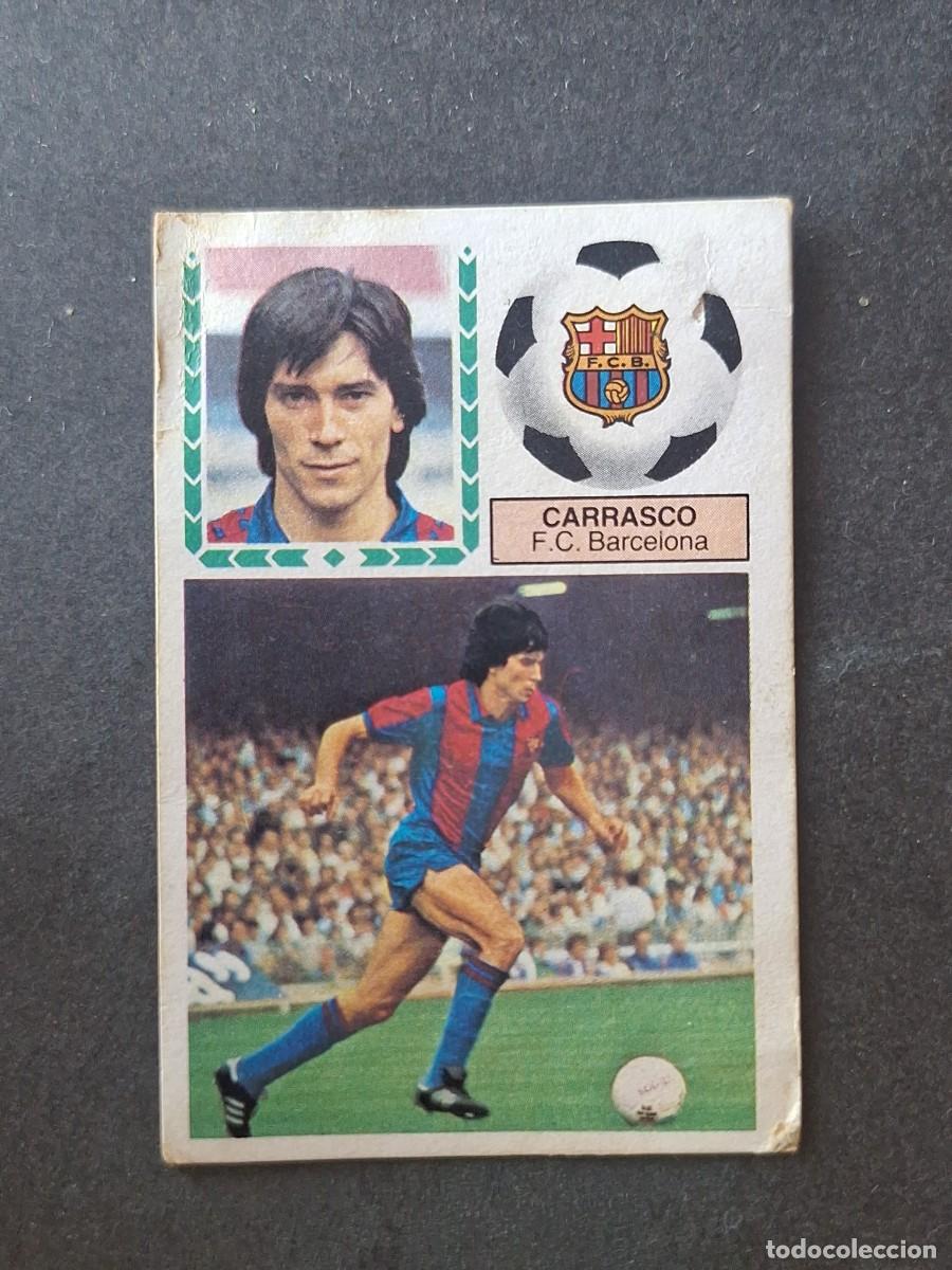 Fu&szlig;ball-Sticker: L5 CARRASCO F. C. BARCELONA LIGA ESTE 1983 1984 83 84 DESPEGADO RECUPERADO