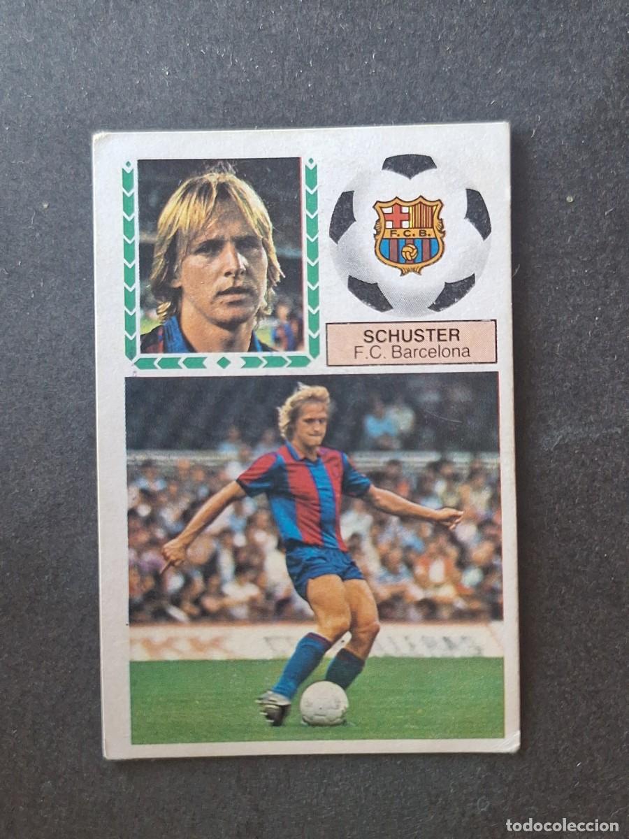 Fu&szlig;ball-Sticker: L5 SCHUSTER F. C. BARCELONA LIGA ESTE 1983 1984 83 84 DESPEGADO RECUPERADO