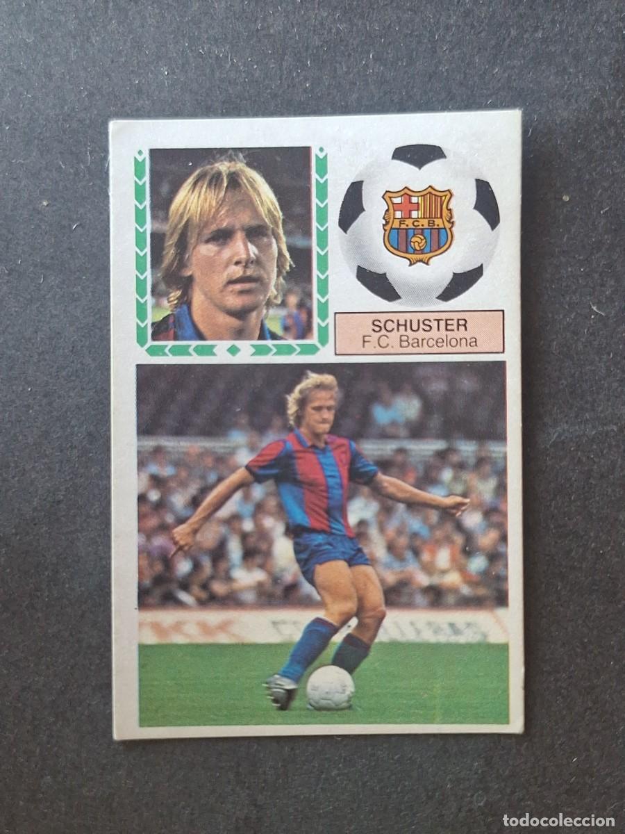 Fu&szlig;ball-Sticker: L5 SCHUSTER F. C. BARCELONA LIGA ESTE 1983 1984 83 84 DESPEGADO RECUPERADO