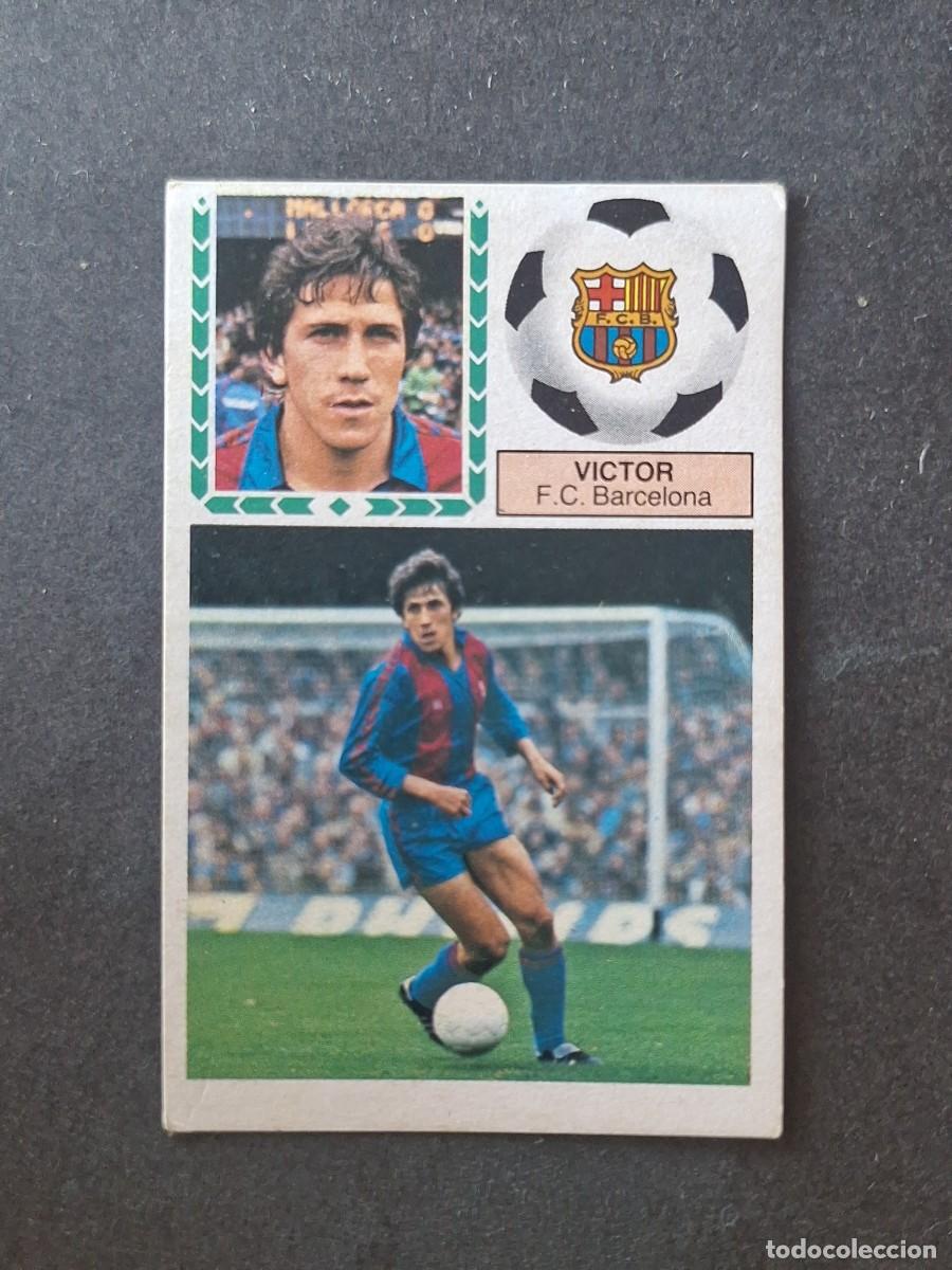Fu&szlig;ball-Sticker: L5 VICTOR F. C. BARCELONA LIGA ESTE 1983 1984 83 84 DESPEGADO RECUPERADO