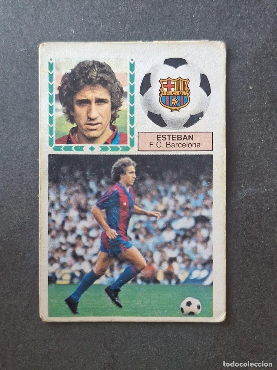 Fu&szlig;ball-Sticker: L5 ESTEBAN F. C. BARCELONA LIGA ESTE 1983 1984 83 84 DESPEGADO RECUPERADO
