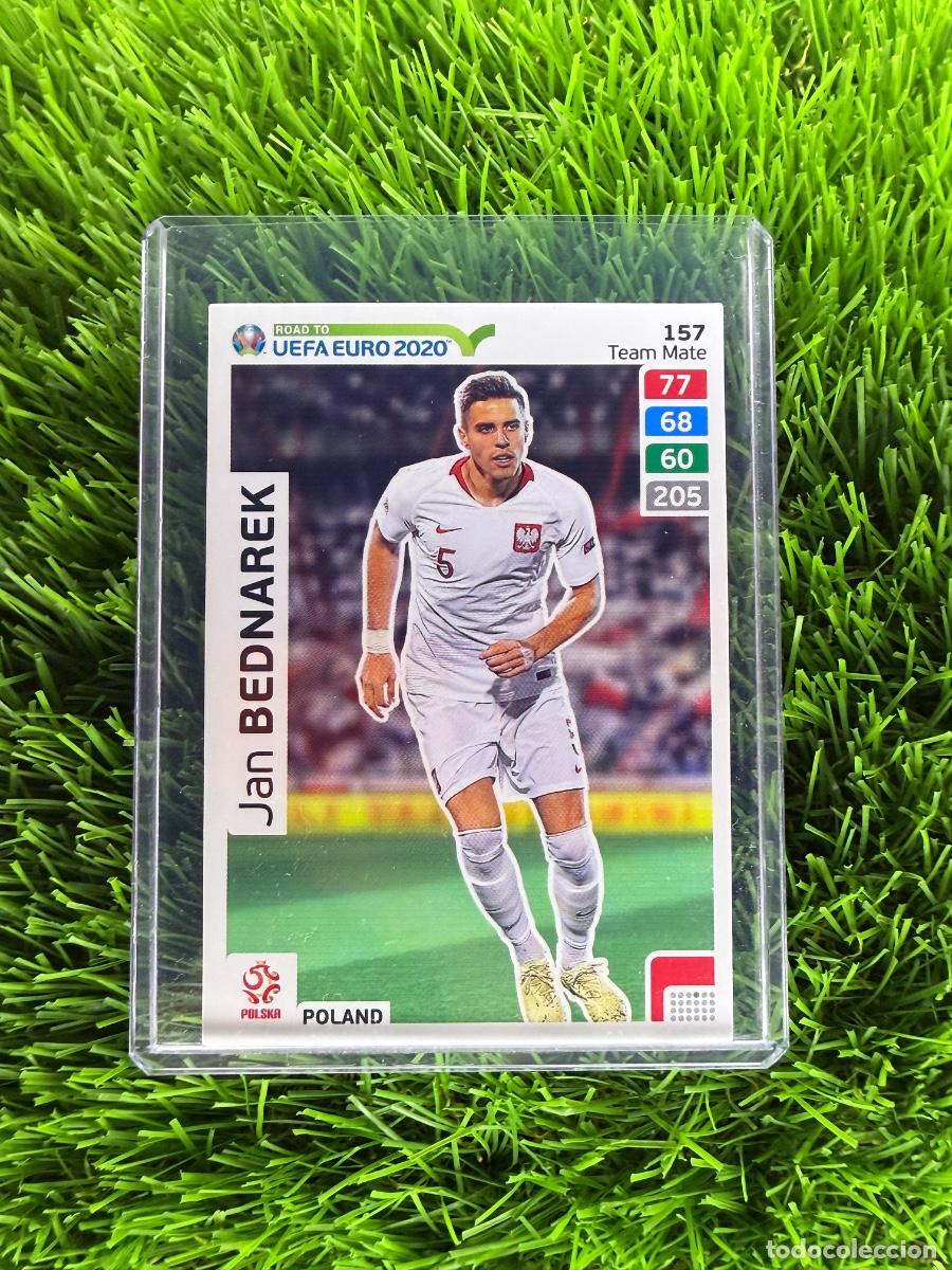 Cromos de f&uacute;tbol: N&ordm; 157 Jan Bednarek Polonia Adrenalyn XL Road to Euro 2020