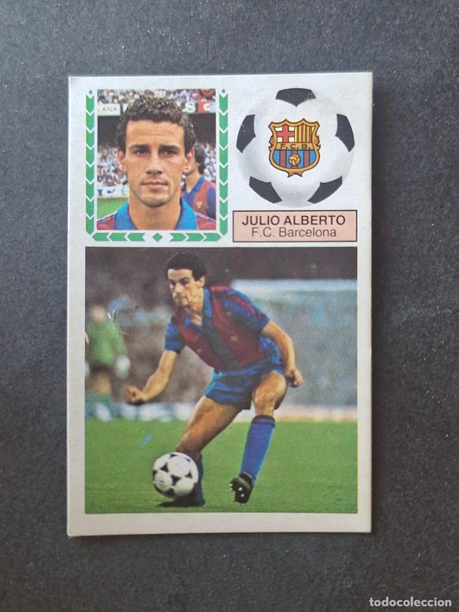 Cromos de f&uacute;tbol: L5 JULIO ALBERTO F. C. BARCELONA LIGA ESTE 1983 1984 83 84 DESPEGADO RECUPERADO