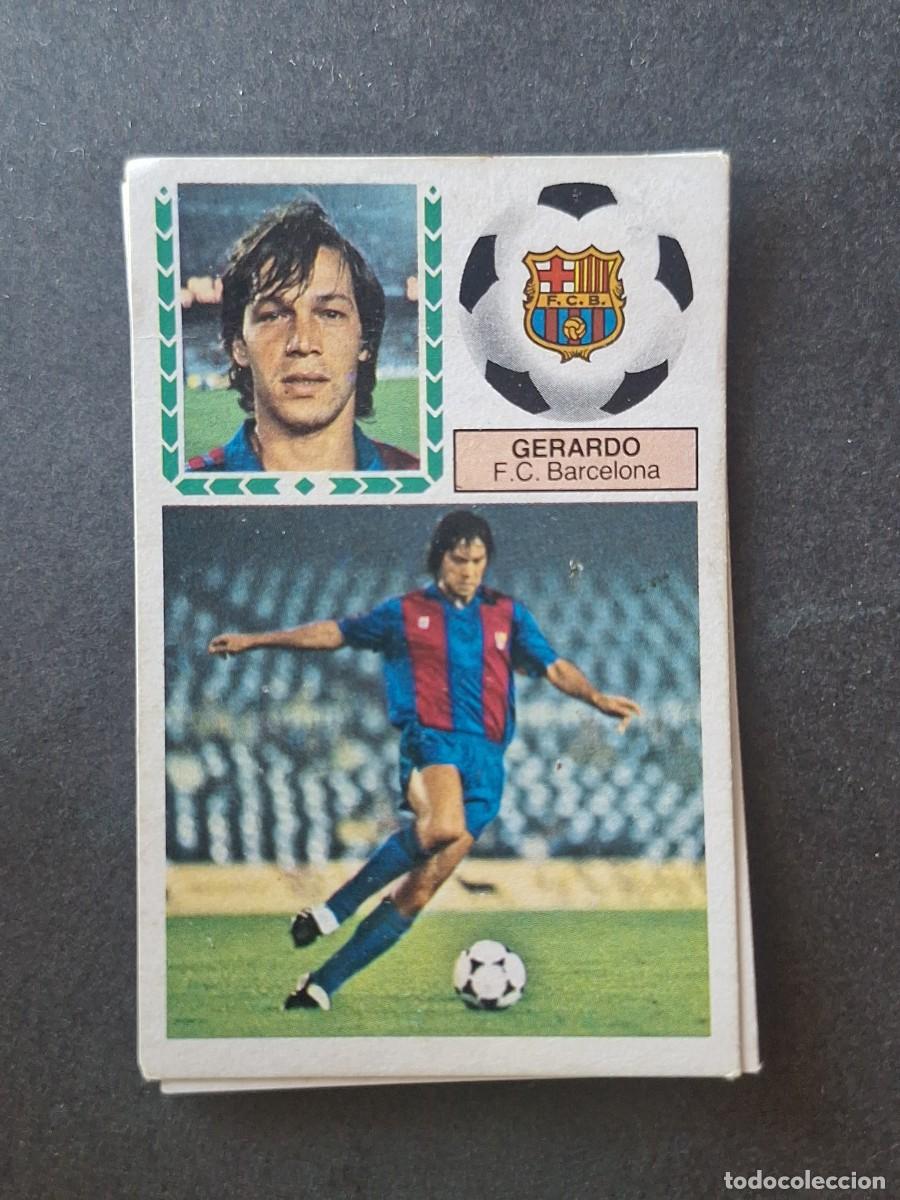 Cromos de f&uacute;tbol: L5 GERARDO F. C. BARCELONA LIGA ESTE 1983 1984 83 84 DESPEGADO RECUPERADO