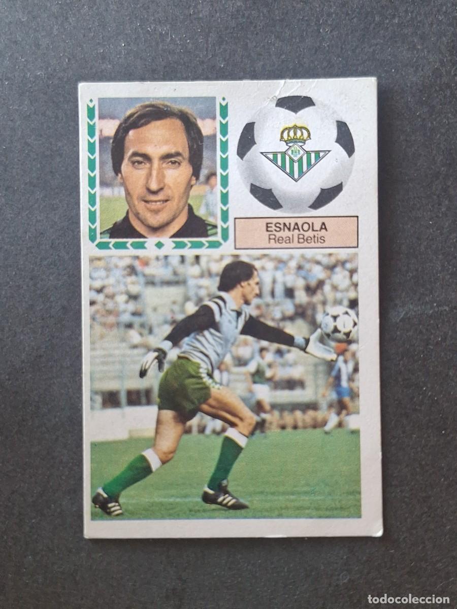 Cromos de f&uacute;tbol: L5 ESNAOLA REAL BETIS BALOMPIE LIGA ESTE 1983 1984 83 84 DESPEGADO RECUPERADO