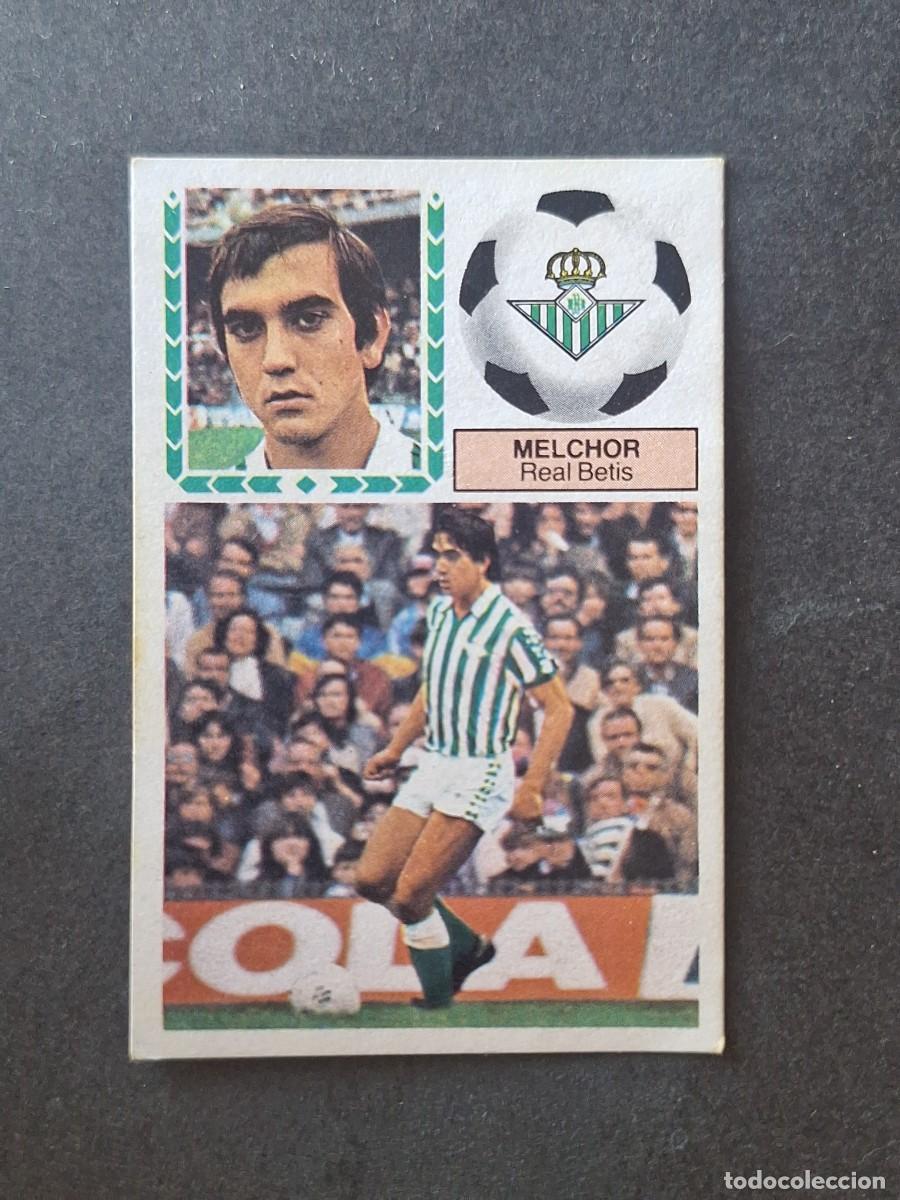 Cromos de f&uacute;tbol: L5 MELCHOR REAL BETIS BALOMPIE LIGA ESTE 1983 1984 83 84 DESPEGADO RECUPERADO