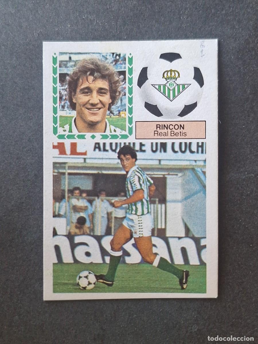 Cromos de f&uacute;tbol: L5 RINCON REAL BETIS BALOMPIE LIGA ESTE 1983 1984 83 84 DESPEGADO RECUPERADO