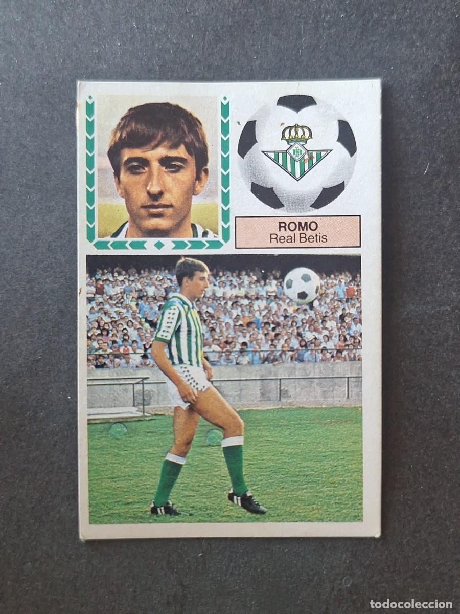 Cromos de f&uacute;tbol: L5 ROMO REAL BETIS BALOMPIE LIGA ESTE 1983 1984 83 84 DESPEGADO RECUPERADO