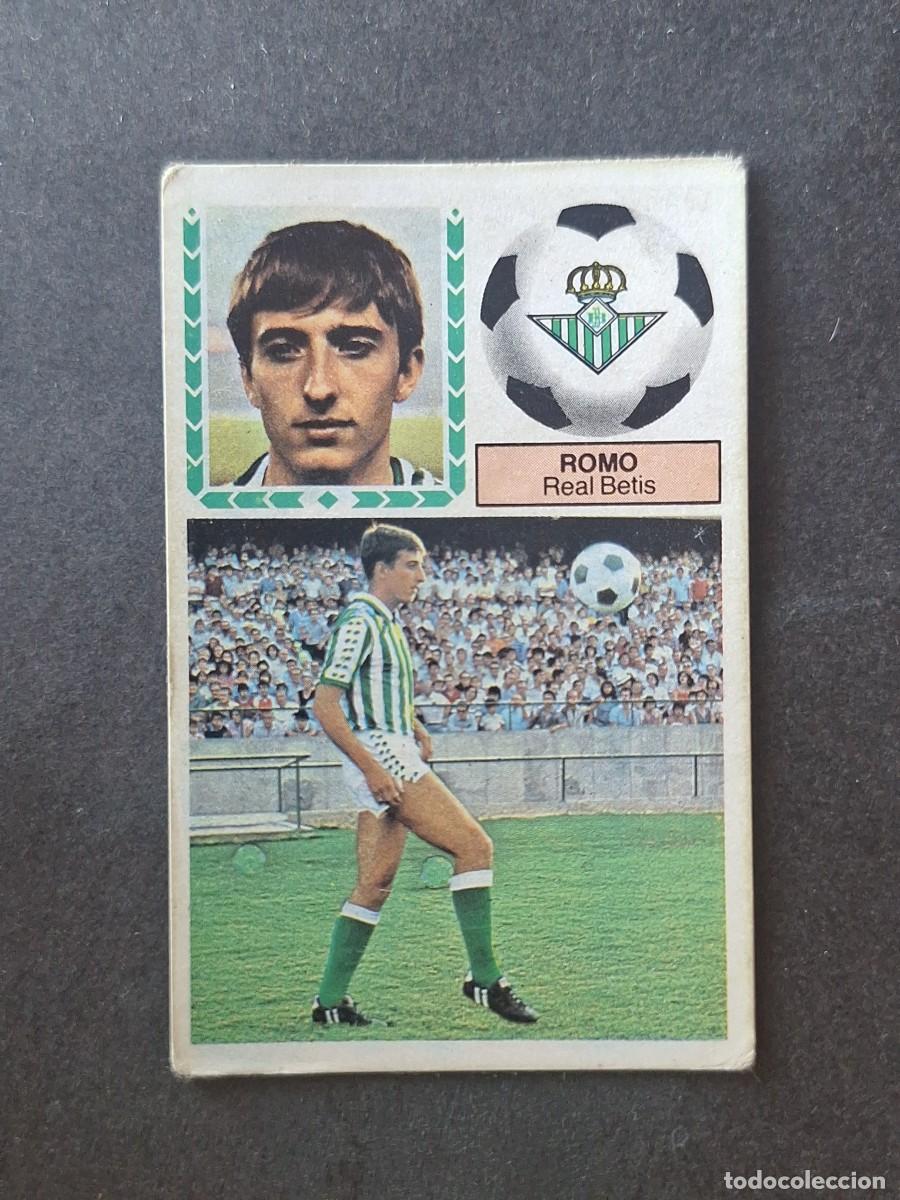 Cromos de f&uacute;tbol: L5 ROMO REAL BETIS BALOMPIE LIGA ESTE 1983 1984 83 84 DESPEGADO RECUPERADO