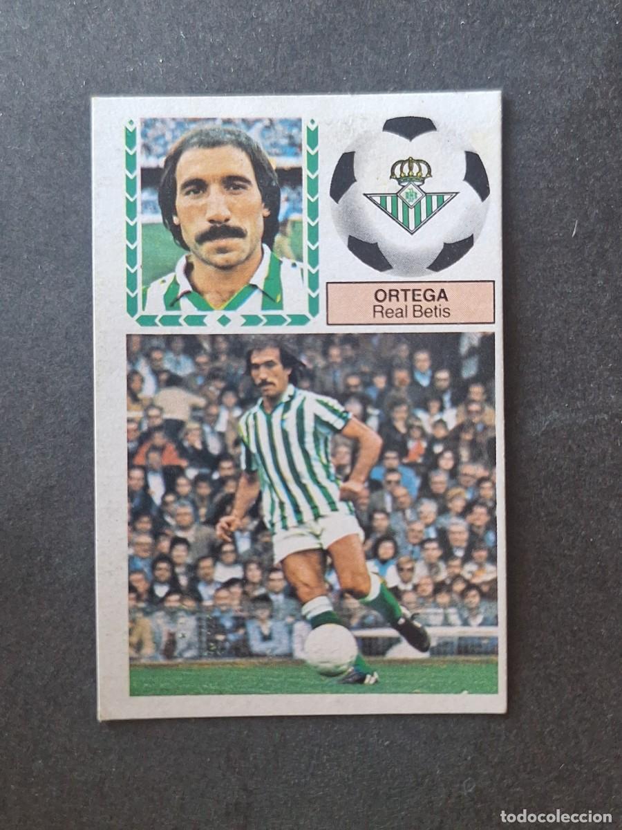 Cromos de f&uacute;tbol: L5 ORTEGA REAL BETIS BALOMPIE LIGA ESTE 1983 1984 83 84 DESPEGADO RECUPERADO
