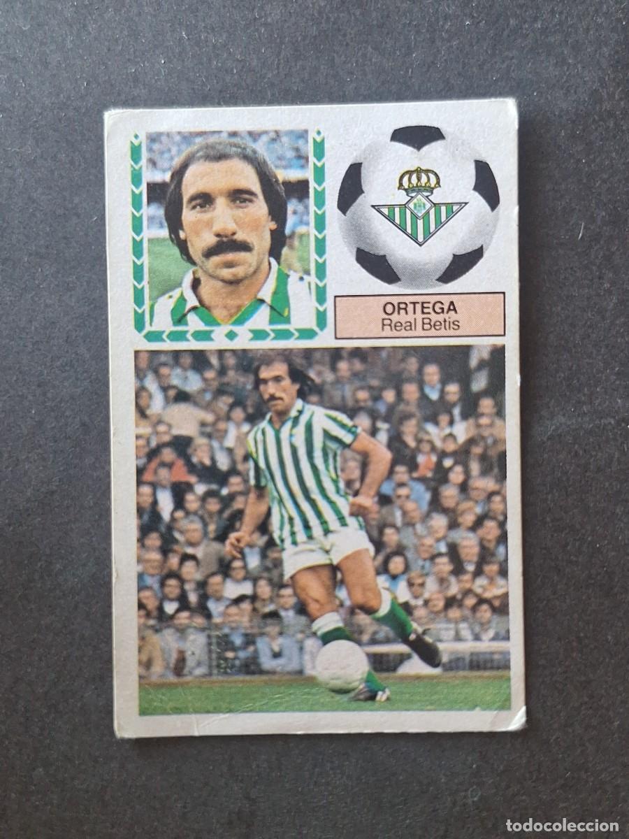 Cromos de f&uacute;tbol: L5 ORTEGA REAL BETIS BALOMPIE LIGA ESTE 1983 1984 83 84 DESPEGADO RECUPERADO