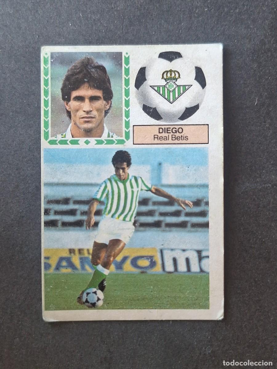 Cromos de f&uacute;tbol: L5 DIEGO REAL BETIS BALOMPIE LIGA ESTE 1983 1984 83 84 DESPEGADO RECUPERADO