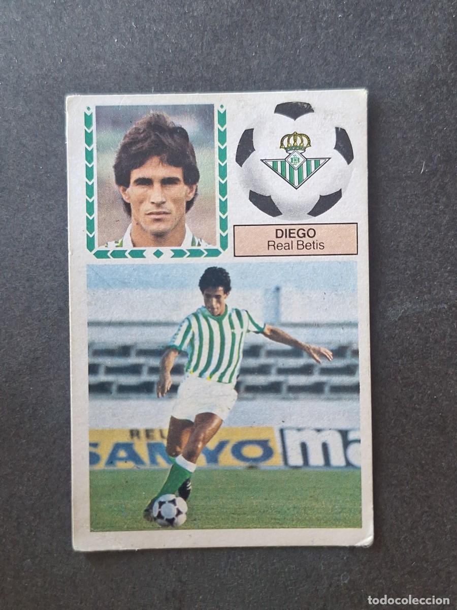 Cromos de f&uacute;tbol: L5 DIEGO REAL BETIS BALOMPIE LIGA ESTE 1983 1984 83 84 DESPEGADO RECUPERADO