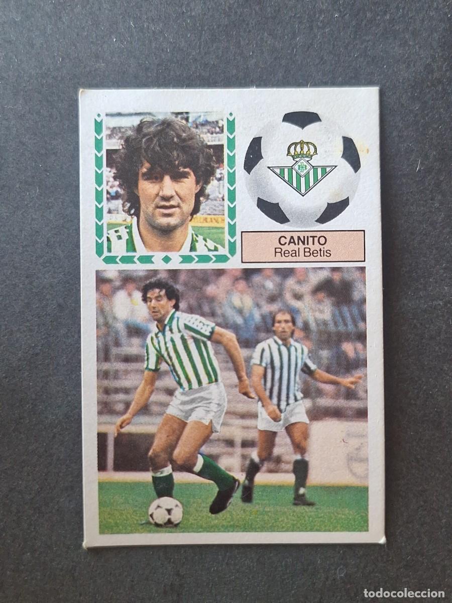 Cromos de f&uacute;tbol: L5 CANITO REAL BETIS BALOMPIE LIGA ESTE 1983 1984 83 84 DESPEGADO RECUPERADO