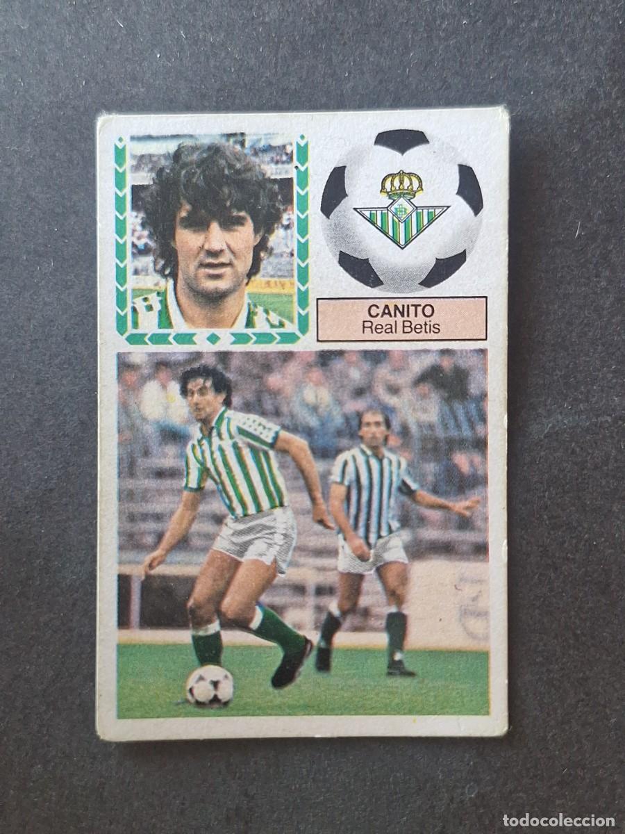 Cromos de f&uacute;tbol: L5 CANITO REAL BETIS BALOMPIE LIGA ESTE 1983 1984 83 84 DESPEGADO RECUPERADO