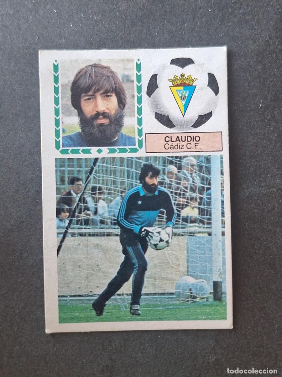Cromos de f&uacute;tbol: L5 CLAUDIO CADIZ C. F. LIGA ESTE 1983 1984 83 84 DESPEGADO RECUPERADO