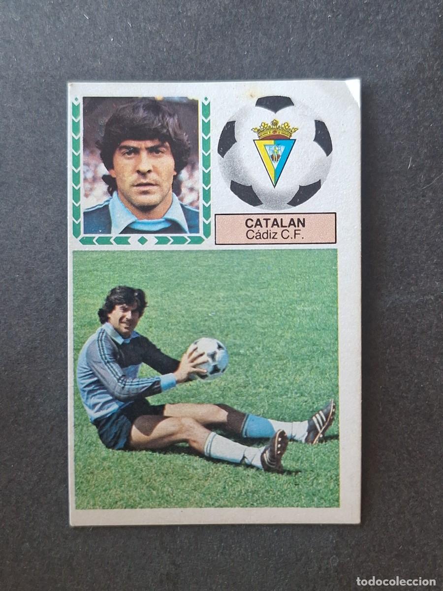 Cromos de f&uacute;tbol: L5 CATALAN CADIZ C. F. LIGA ESTE 1983 1984 83 84 DESPEGADO RECUPERADO