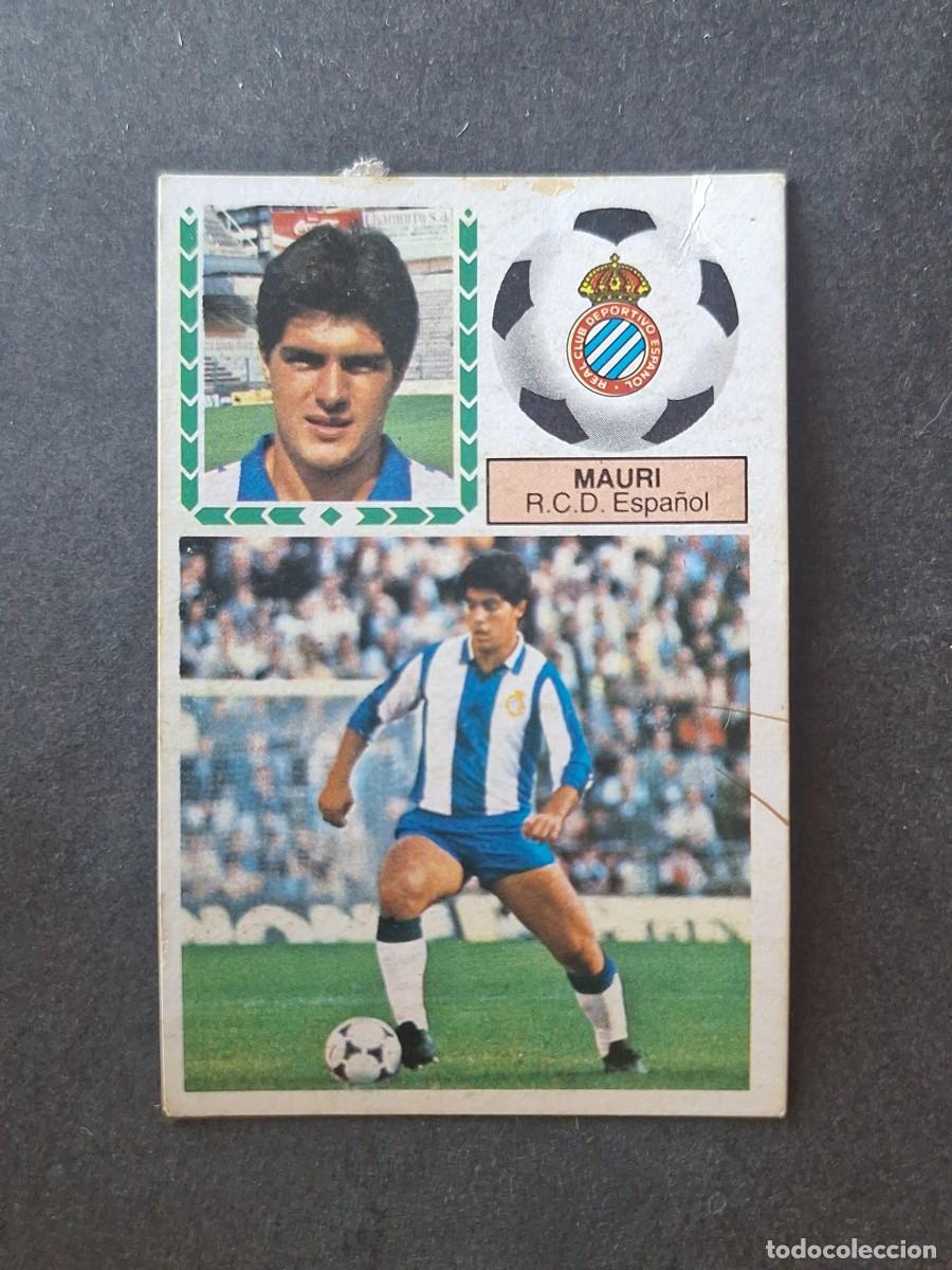 Cromos de f&uacute;tbol: L5 MAURI R. C. D. ESPA&Ntilde;OL LIGA ESTE 1983 1984 83 84 DESPEGADO RECUPERADO