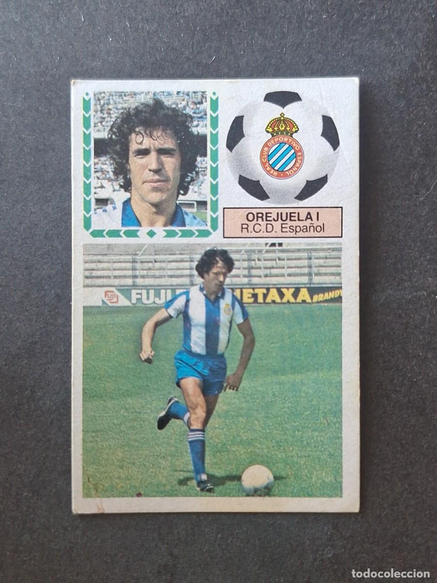 Cromos de f&uacute;tbol: L5 OREJUELA I R. C. D. ESPA&Ntilde;OL LIGA ESTE 1983 1984 83 84 DESPEGADO RECUPERADO