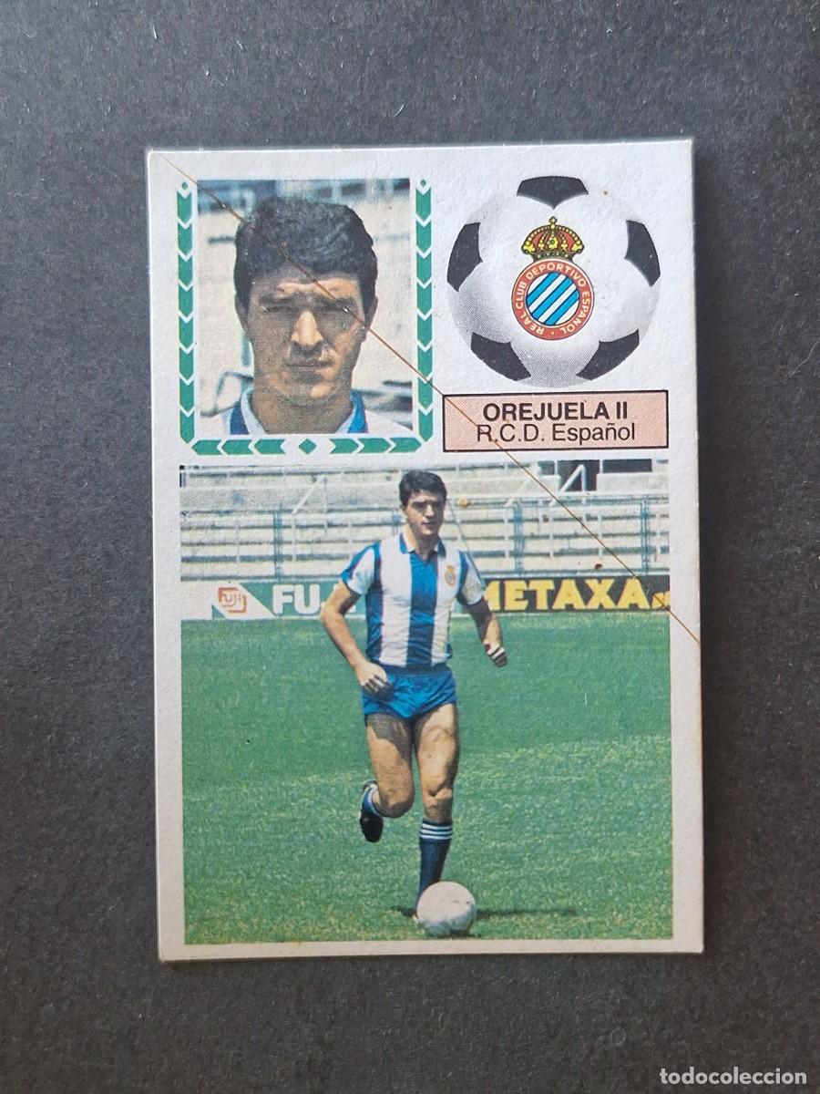 Cromos de f&uacute;tbol: L5 OREJUELA II R. C. D. ESPA&Ntilde;OL LIGA ESTE 1983 1984 83 84 DESPEGADO RECUPERADO