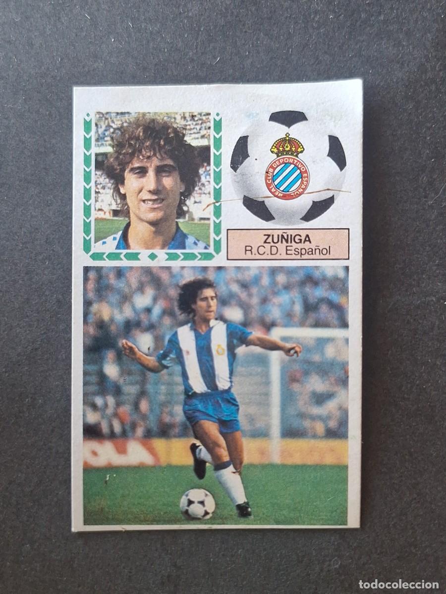Cromos de f&uacute;tbol: L5 ZU&Ntilde;IGA R. C. D. ESPA&Ntilde;OL LIGA ESTE 1983 1984 83 84 DESPEGADO RECUPERADO