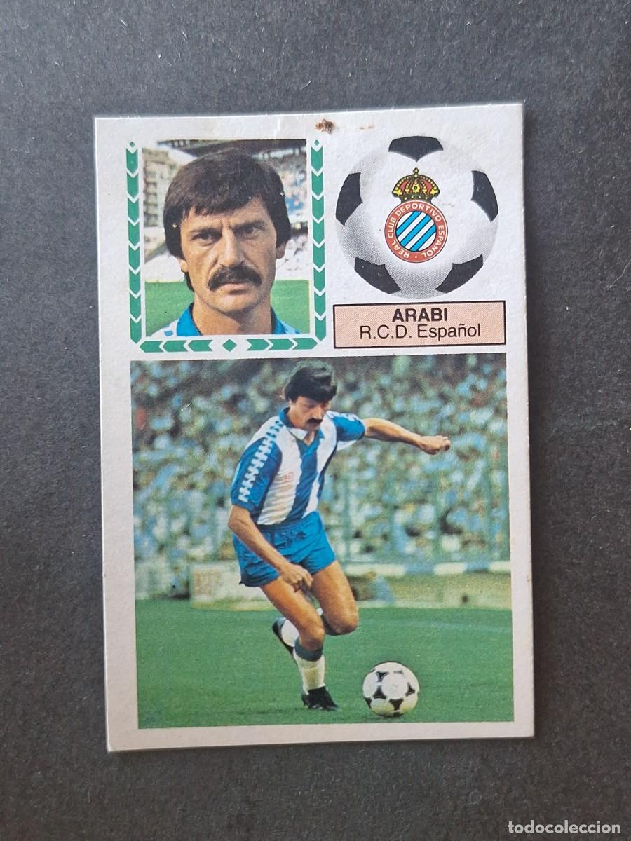 Cromos de f&uacute;tbol: L5 ARABI R. C. D. ESPA&Ntilde;OL LIGA ESTE 1983 1984 83 84 DESPEGADO RECUPERADO
