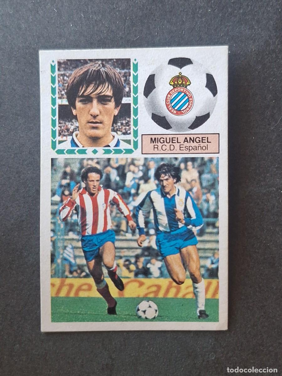 Cromos de f&uacute;tbol: L5 MIGUEL ANGEL R. C. D. ESPA&Ntilde;OL LIGA ESTE 1983 1984 83 84 DESPEGADO RECUPERADO