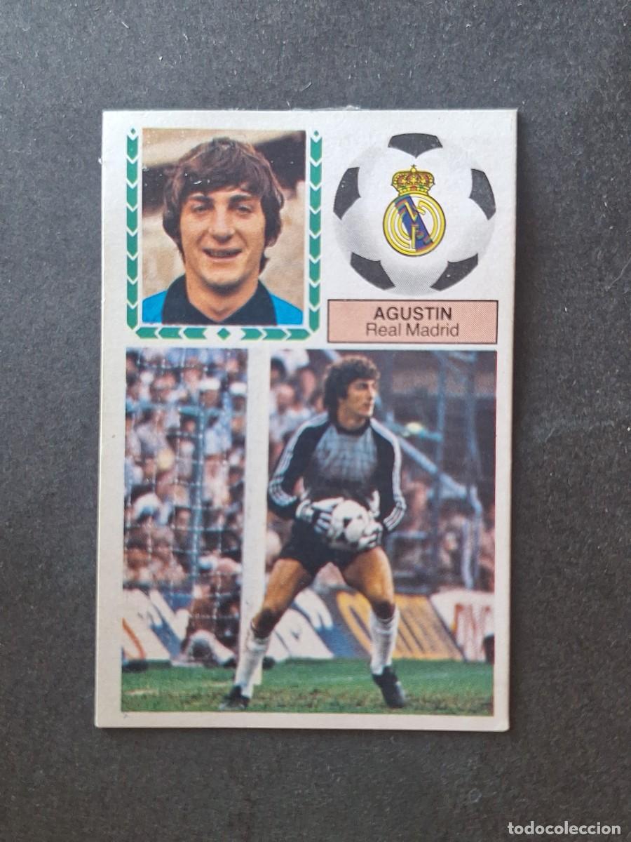Cromos de f&uacute;tbol: L5 AGUSTIN REAL MADRID LIGA ESTE 1983 1984 83 84 DESPEGADO RECUPERADO