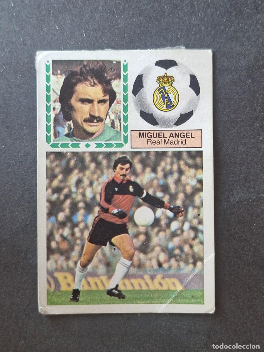 Cromos de f&uacute;tbol: L5 MIGUEL ANGEL REAL MADRID LIGA ESTE 1983 1984 83 84 DESPEGADO RECUPERADO