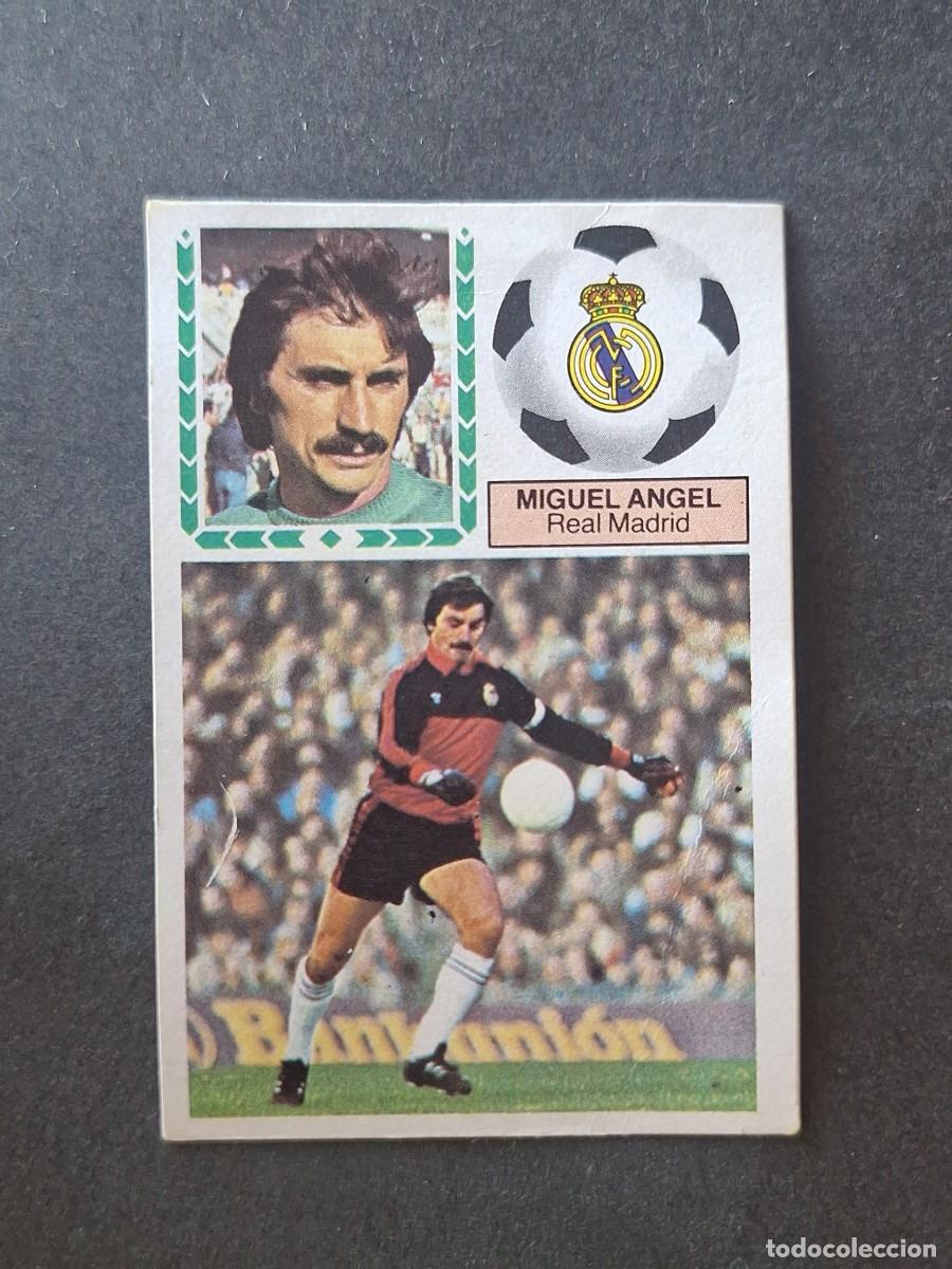 Cromos de f&uacute;tbol: L5 MIGUEL ANGEL REAL MADRID LIGA ESTE 1983 1984 83 84 DESPEGADO RECUPERADO