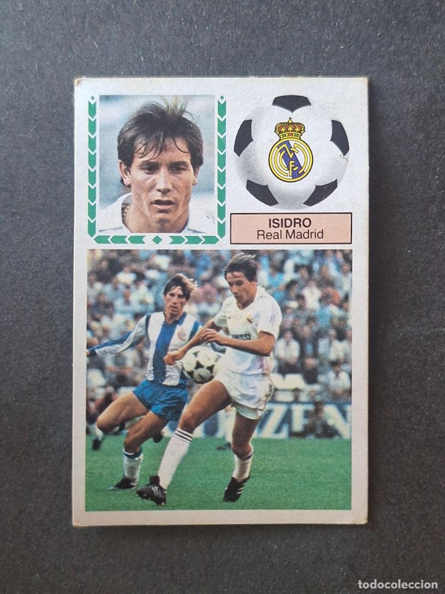 Cromos de f&uacute;tbol: L5 ISIDRO REAL MADRID LIGA ESTE 1983 1984 83 84 DESPEGADO RECUPERADO