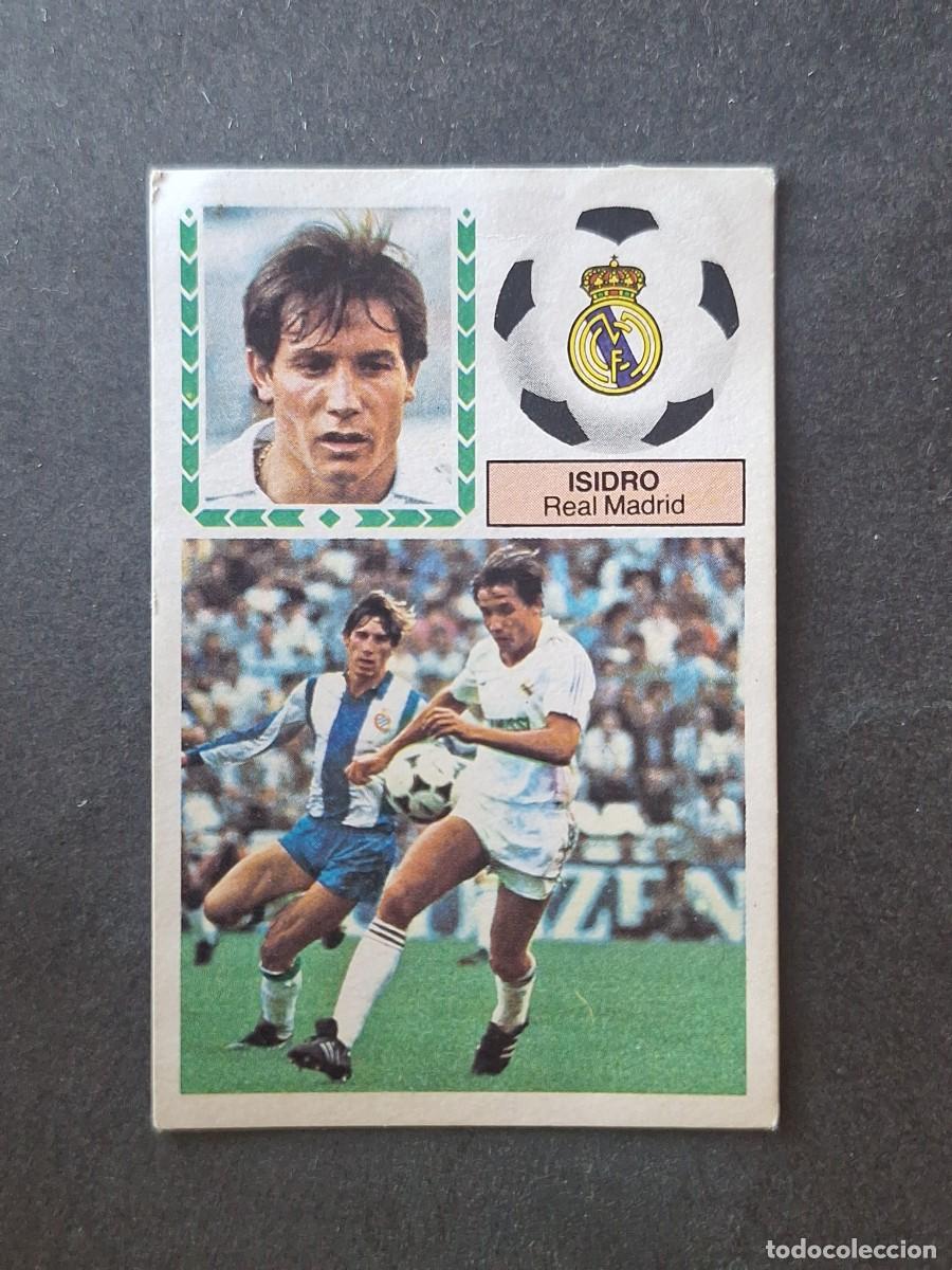 Cromos de f&uacute;tbol: L5 ISIDRO REAL MADRID LIGA ESTE 1983 1984 83 84 DESPEGADO RECUPERADO