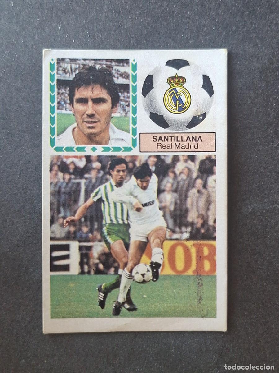 Cromos de f&uacute;tbol: L5 SANTILLANA REAL MADRID LIGA ESTE 1983 1984 83 84 DESPEGADO RECUPERADO