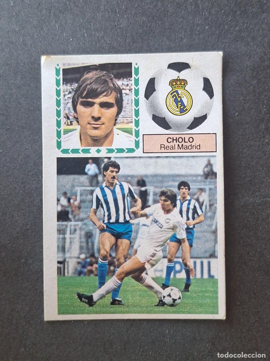 Cromos de f&uacute;tbol: L5 CHOLO REAL MADRID LIGA ESTE 1983 1984 83 84 DESPEGADO RECUPERADO