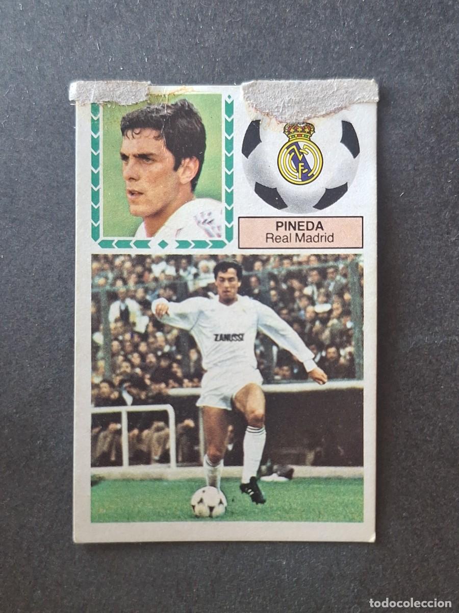 Cromos de f&uacute;tbol: L5 PINEDA REAL MADRID LIGA ESTE 1983 1984 83 84 DESPEGADO RECUPERADO