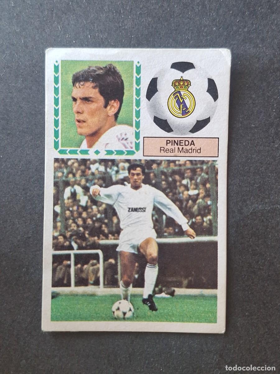 Cromos de f&uacute;tbol: L5 PINEDA REAL MADRID LIGA ESTE 1983 1984 83 84 DESPEGADO RECUPERADO