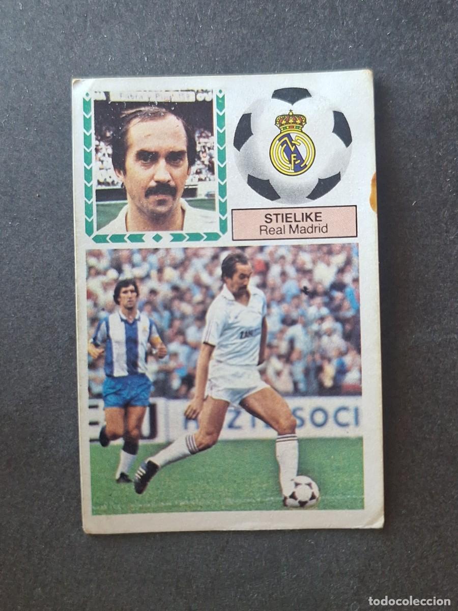 Cromos de f&uacute;tbol: L5 STIELIKE REAL MADRID LIGA ESTE 1983 1984 83 84 DESPEGADO RECUPERADO
