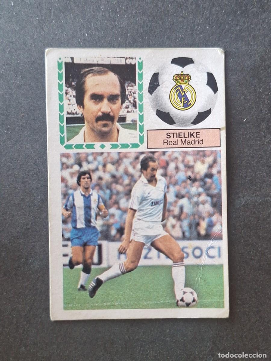 Cromos de f&uacute;tbol: L5 STIELIKE REAL MADRID LIGA ESTE 1983 1984 83 84 DESPEGADO RECUPERADO