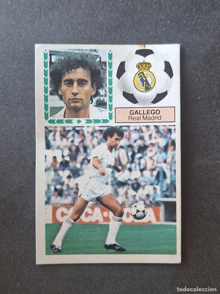Cromos de f&uacute;tbol: L5 GALLEGO REAL MADRID LIGA ESTE 1983 1984 83 84 DESPEGADO RECUPERADO