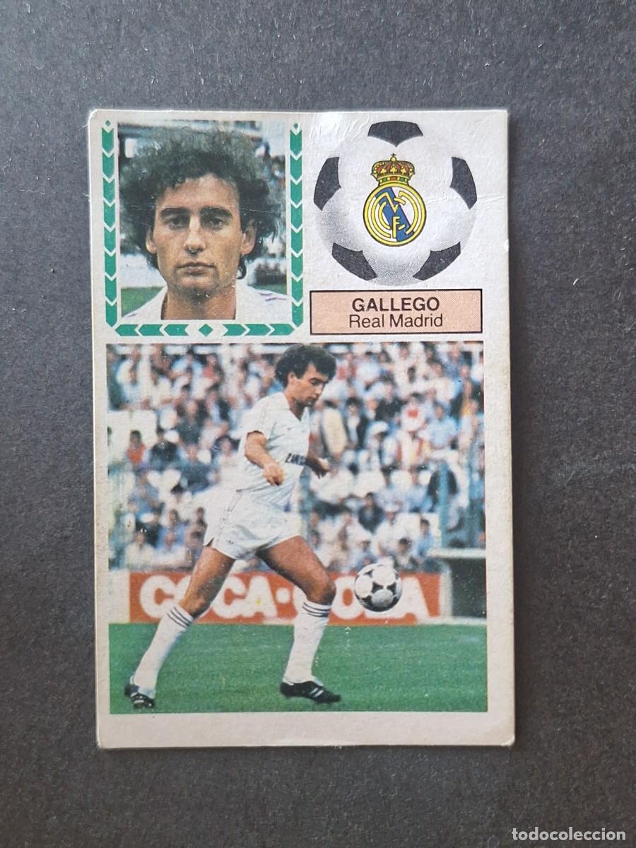 Cromos de f&uacute;tbol: L5 GALLEGO REAL MADRID LIGA ESTE 1983 1984 83 84 DESPEGADO RECUPERADO